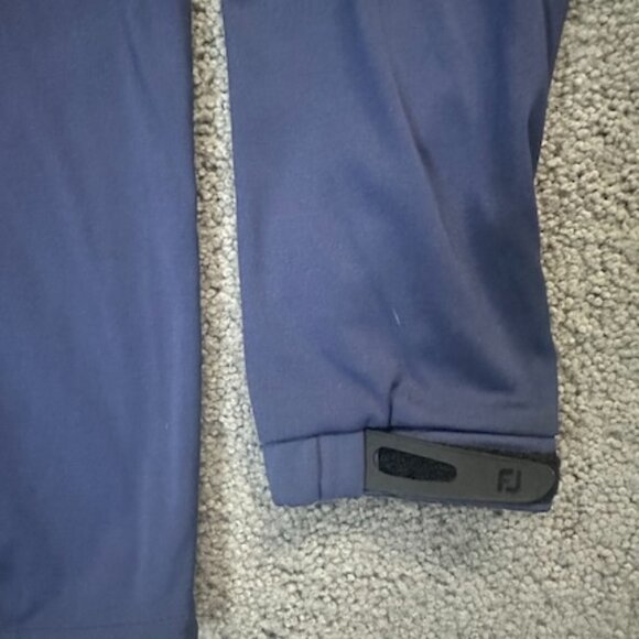 FootJoy Dry Joys Men’s Golf Jacket Long Sleeve Navy Black Zip Front Jacket, L - Picture 9 of 13